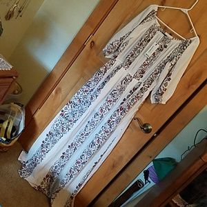 Off shoulder maxi dress